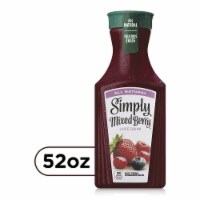 Simply Mixed Berry Fruit All Natural Juice Perspective: Main