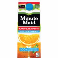 Minute Maid Home Squeezed Style with Calcium and Vitamin D 100% Orange Juice Perspective: Main