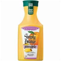 Simply Orange Juice with Pineapple Pulp Free Perspective: Main