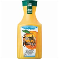 Simply Orange Juice with Calcium & Vitamin D Pulp Free Perspective: Main
