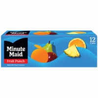 Minute Maid® Fruit Punch Made with Real Fruit Juice Bottles Perspective: Main