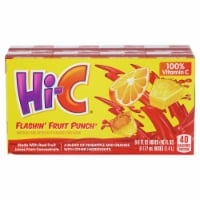 Hi-C® Flashin' Fruit Punch Juice Boxes