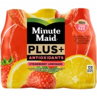 Minute Maid Plus+ Antioxidants Strawberry Lemonade Fruit Juice Drink Perspective: Main