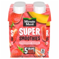 Minute Maid® Super Smoothies Strawberry Banana Smoothies Perspective: Main
