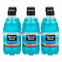 Minute Maid Blue Raspberry Flavored Fruit Drink Bottles