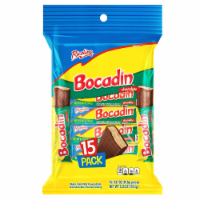 Ricolino® Bocadin® Chocolate Covered Peanut Butter Filled Wafer Bars Perspective: Main