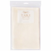 Caspari Ivory Paper Moire Table Cover Perspective: Main