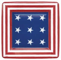 Caspari Star Spangled Salad Plate Perspective: Main