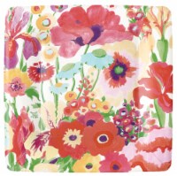 Caspari Secret Garden Salad Plate Perspective: Main
