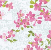 Caspari Blossoming Branches Paper Luncheon Napkins Perspective: Main