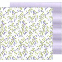 Caspari Spring Meadow Revers Gift Wrap Perspective: Main