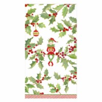 Caspari Jingle Elves Napkins Perspective: Main