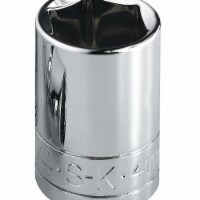 Sk Professional Tools Socket, Steel, Chrome, 24 mm 324