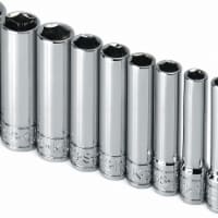 Sk Professional Tools Socket Set,1/4 in,SAE,6-Point  4911