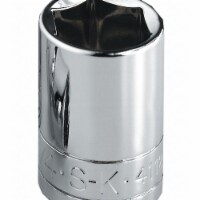 Sk Professional Tools Socket, Steel, Chrome, 18 mm  40318