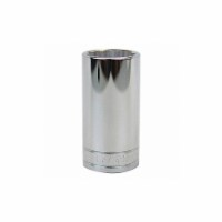 Sk Professional Tools Socket, Steel, Chrome, 1 3/16 in  40838