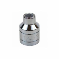 Sk Professional Tools Socket, Steel, Chrome, 1/4 in  45208