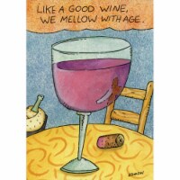 Oatmeal Studios We Mellow With Age Funny / Humorous Birthday Card Perspective: Main