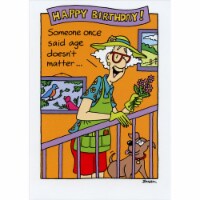 Oatmeal Studios Someone Once Said Funny / Humorous Birthday Card Perspective: Main