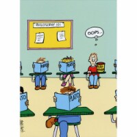 Oatmeal Studios Plato Funny / Humorous Birthday Card Perspective: Main