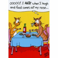 Oatmeal Studios Food Out Nose Funny / Humorous Birthday Card Perspective: Main