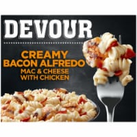 DEVOUR Creamy Bacon Alfredo Mac & Cheese with Chicken Frozen Meal