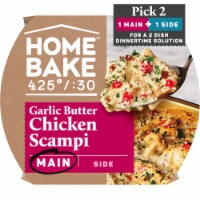 HomeBake 425°/:30 Garlic Butter Chicken Scampi Frozen Family Meal Main Dish Perspective: Main