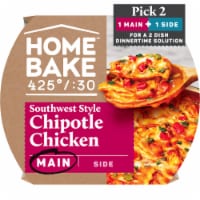 HomeBake 425°/:30 Southwest Style Chipotle Chicken Frozen Family Meal Main Dish Perspective: Main