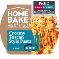 Home Bake 425°/:30 Creamy Tomato Tuscan Style Pasta Frozen Meals Side Dish