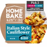 Home Bake 425°/:30 Italian Style Cauliflower Frozen Family Meal Veggie Dish