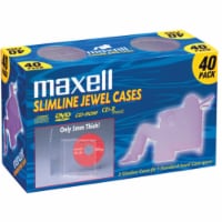 Maxell Slimline Jewel CD Cases - Clear