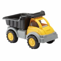 American Plastic Toys Gigantic Dump Truck - Yellow/Black Perspective: Main