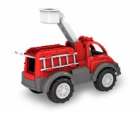 American Plastic Toys Gigantic Firetruck - Red/Gray Perspective: Main