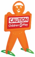 American Plastic Toys Caution Children at Play Safety Man Perspective: Main