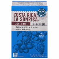 Java Trading Costa Rica La Sonrisa Single Serve Coffee Pods Perspective: Main