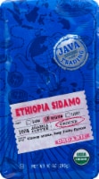 Java Trading Organic Ethiopia Sidamo Ground Coffee Perspective: Main