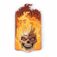Fire Skull Shaped Stick-On Phone Wallet