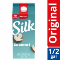 Silk Dairy Free Original Coconut Milk Half Gallon Perspective: Main