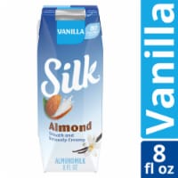 Silk Dairy Free Shelf Stable Vanilla Almond Milk Perspective: Main