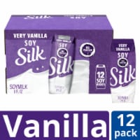 Silk Dairy Free Shelf Stable Very Vanilla Soy Milk Perspective: Main