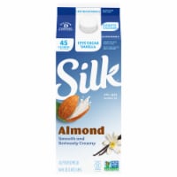 Silk® Less Sugar Vanilla Almondmilk Perspective: Main