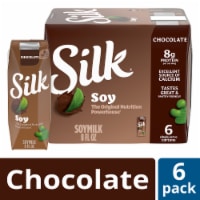 Silk Dairy Free Shelf Stable Chocolate Soy Milk Perspective: Main