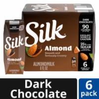 Silk Dairy Free Shelf Stable Dark Chocolate Almond Milk Perspective: Main