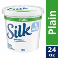 Silk Plain Dairy Free Soy Milk Yogurt Tub