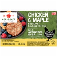 Applegate Natural Chicken & Maple Frozen Breakfast Sausage Patties