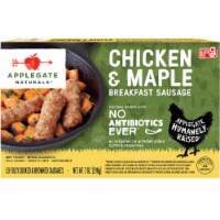 Applegate Natural Chicken & Maple Frozen Breakfast Sausage Perspective: Main