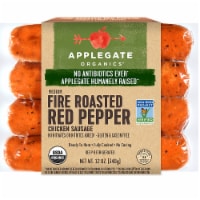 Applegate Organics® Fire Roasted Red Pepper Chicken Sausage Perspective: Main