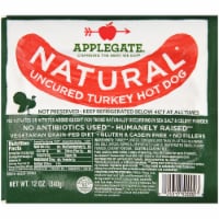 Applegate Natural Uncured Turkey Hot Dogs Perspective: Main