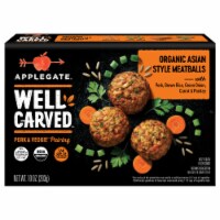 Applegate Well Carved Frozen Organic Asian Style Pork & Vegetable Meatballs Perspective: Main