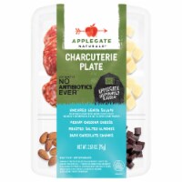 Applegate Natural Genoa Salami Cheddar Cheese Roasted Almonds & Chocolate Charcuterie Plate